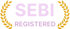 SEBI-registered stock broker badge